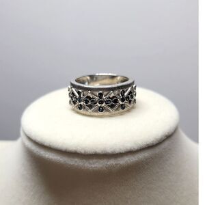 Sterling Sapphire Band Ring